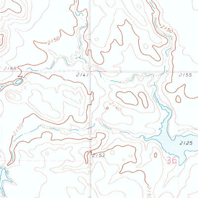 United States Geological Survey Maple Leaf, SD-ND (1971, 24000-Scale) digital map