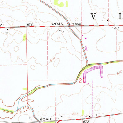 United States Geological Survey Maple Park, IL (1968, 24000-Scale) digital map