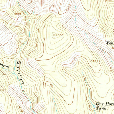 United States Geological Survey Maple Peak, AZ-NM (1967, 24000-Scale) digital map