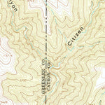 United States Geological Survey Maple Peak, AZ-NM (1967, 24000-Scale) digital map
