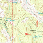 United States Geological Survey Maple Peak, AZ-NM (1997, 24000-Scale) digital map
