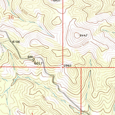 United States Geological Survey Maple Ridge, UT (1972, 24000-Scale) digital map