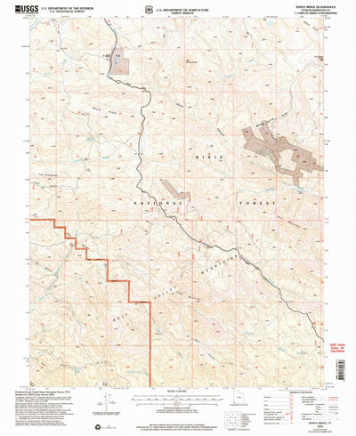 United States Geological Survey Maple Ridge, UT (2002, 24000-Scale) digital map