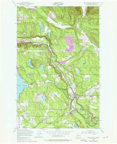 United States Geological Survey Maple Valley, WA (1949, 24000-Scale) digital map