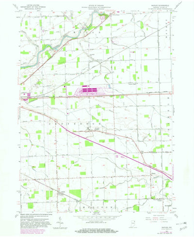 United States Geological Survey Maples, IN (1957, 24000-Scale) digital map