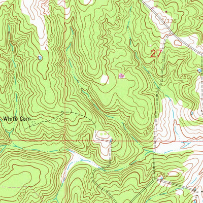 United States Geological Survey Maples, MO (1954, 24000-Scale) digital map