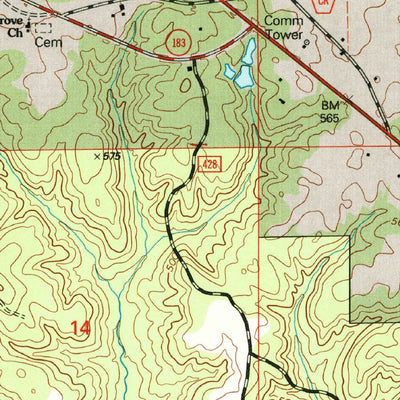 United States Geological Survey Maplesville West, AL (2002, 24000-Scale) digital map
