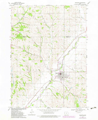 United States Geological Survey Mapleton, IA (1969, 24000-Scale) digital map