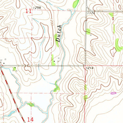 United States Geological Survey Mapleton, IA (1969, 24000-Scale) digital map