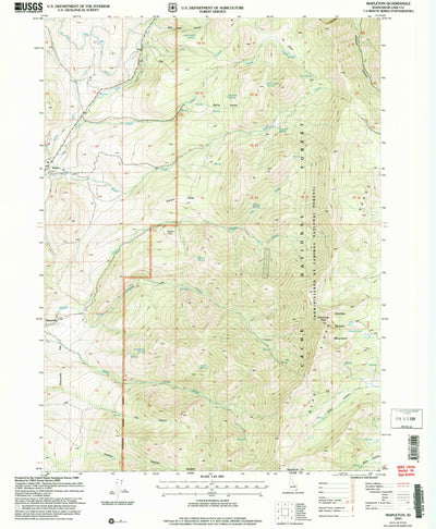 United States Geological Survey Mapleton, ID (2005, 24000-Scale) digital map