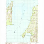 United States Geological Survey Mapleton, MI (1983, 25000-Scale) digital map