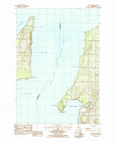 United States Geological Survey Mapleton, MI (1983, 25000-Scale) digital map