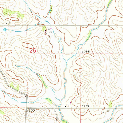 United States Geological Survey Mapleton SE, IA (1971, 24000-Scale) digital map