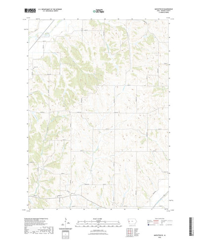 United States Geological Survey Mapleton SE, IA (2022, 24000-Scale) digital map