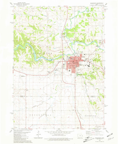 United States Geological Survey Maquoketa, IA (1980, 24000-Scale) digital map