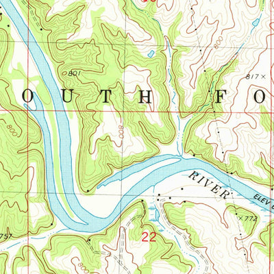 United States Geological Survey Maquoketa, IA (1980, 24000-Scale) digital map