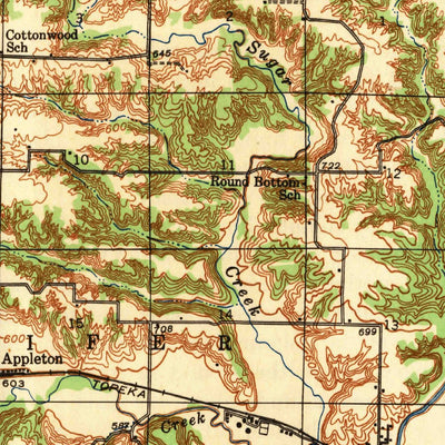 United States Geological Survey Maquon, IL (1943, 62500-Scale) digital map