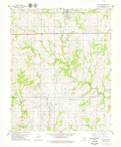 United States Geological Survey Maramec, OK (1978, 24000-Scale) digital map