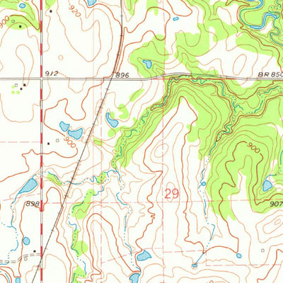 United States Geological Survey Maramec, OK (1978, 24000-Scale) digital map