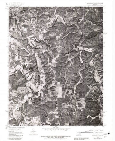 United States Geological Survey Maramec Spring, MO (1980, 24000-Scale) digital map