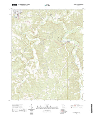 United States Geological Survey Maramec Spring, MO (2021, 24000-Scale) digital map