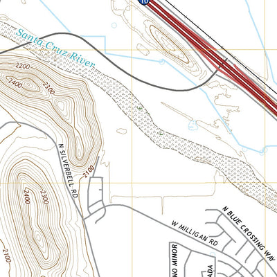 United States Geological Survey Marana, AZ (2021, 24000-Scale) digital map