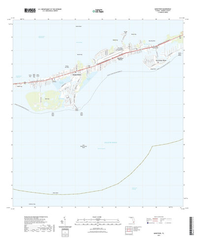 United States Geological Survey Marathon, FL (2021, 24000-Scale) digital map