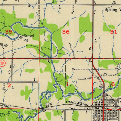 United States Geological Survey Marathon, WI (1953, 48000-Scale) digital map