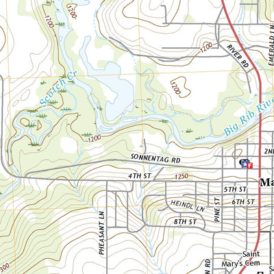 United States Geological Survey Marathon, WI (2018, 24000-Scale) digital map