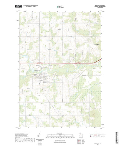 United States Geological Survey Marathon, WI (2022, 24000-Scale) digital map