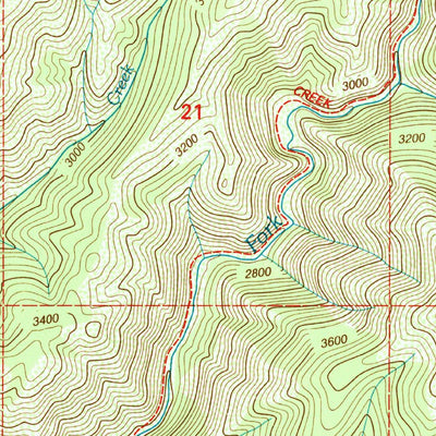 United States Geological Survey Marble Creek, ID (1995, 24000-Scale) digital map