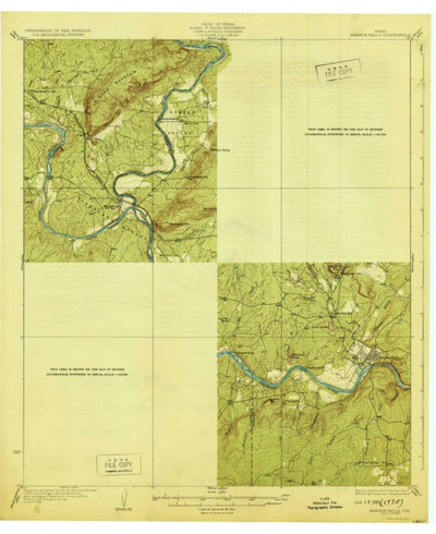 United States Geological Survey Marble Falls, TX (1929, 62500-Scale) digital map