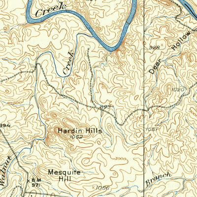 United States Geological Survey Marble Falls, TX (1932, 62500-Scale) digital map