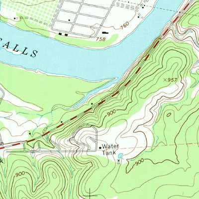 United States Geological Survey Marble Falls, TX (1967, 24000-Scale) digital map