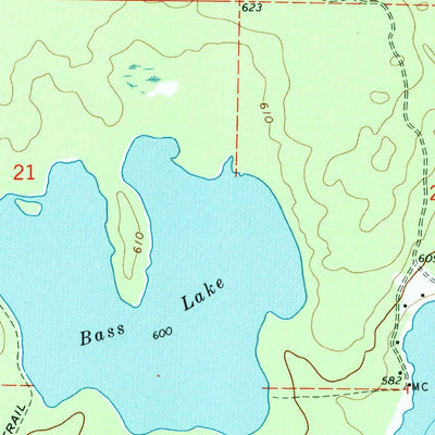 United States Geological Survey Marble Head, MI (1964, 24000-Scale) digital map