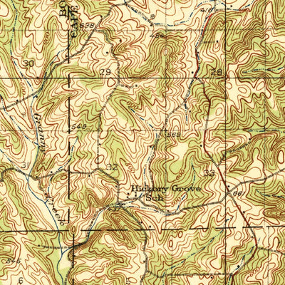 United States Geological Survey Marble Hill, MO (1937, 62500-Scale) digital map