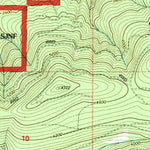 United States Geological Survey Marble Mountain, ID (1995, 24000-Scale) digital map