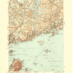 United States Geological Survey Marblehead North, MA (1945, 31680-Scale) digital map
