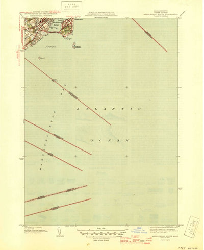 United States Geological Survey Marblehead South, MA (1945, 31680-Scale) digital map