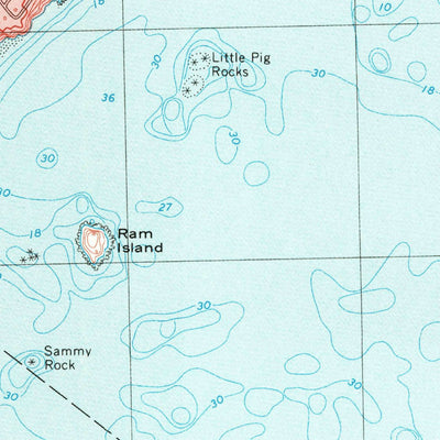 United States Geological Survey Marblehead South, MA (1970, 25000-Scale) digital map
