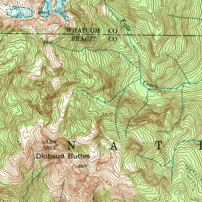 United States Geological Survey Marblemount, WA (1953, 62500-Scale) digital map