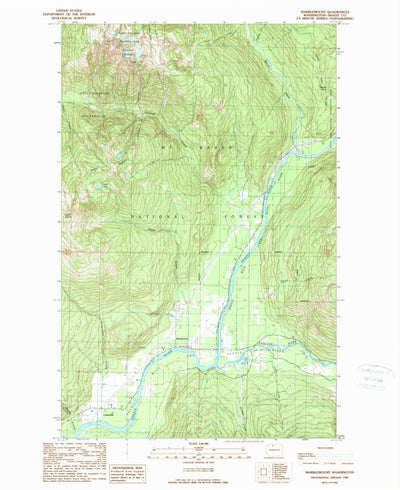 United States Geological Survey Marblemount, WA (1989, 24000-Scale) digital map