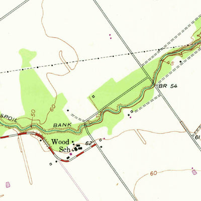 United States Geological Survey Marcado Creek, TX (1952, 24000-Scale) digital map
