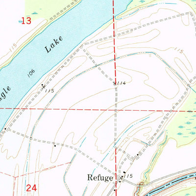 United States Geological Survey Marcella, MS (1982, 24000-Scale) digital map