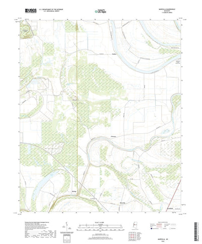 United States Geological Survey Marcella, MS (2020, 24000-Scale) digital map