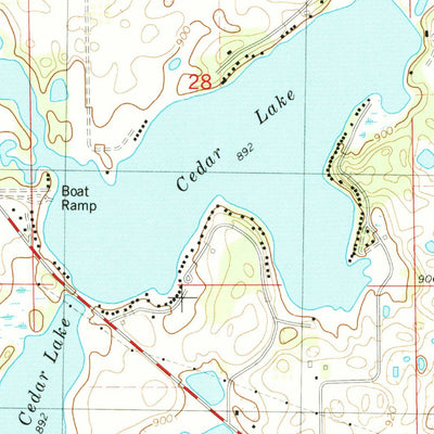 United States Geological Survey Marcellus, MI (1981, 24000-Scale) digital map