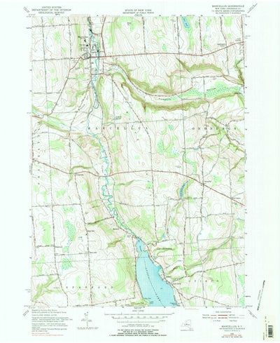 United States Geological Survey Marcellus, NY (1955, 24000-Scale) digital map