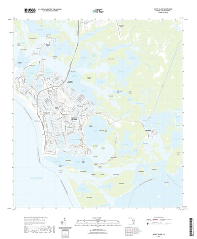 United States Geological Survey Marco Island, FL (2021, 24000-Scale) digital map