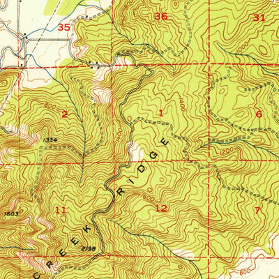 United States Geological Survey Marcola, OR (1952, 62500-Scale) digital map