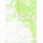 United States Geological Survey Marcum Mountain, MT (1968, 24000-Scale) digital map